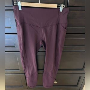 Lululemon all the right places high rise crop 23” inseam cassis